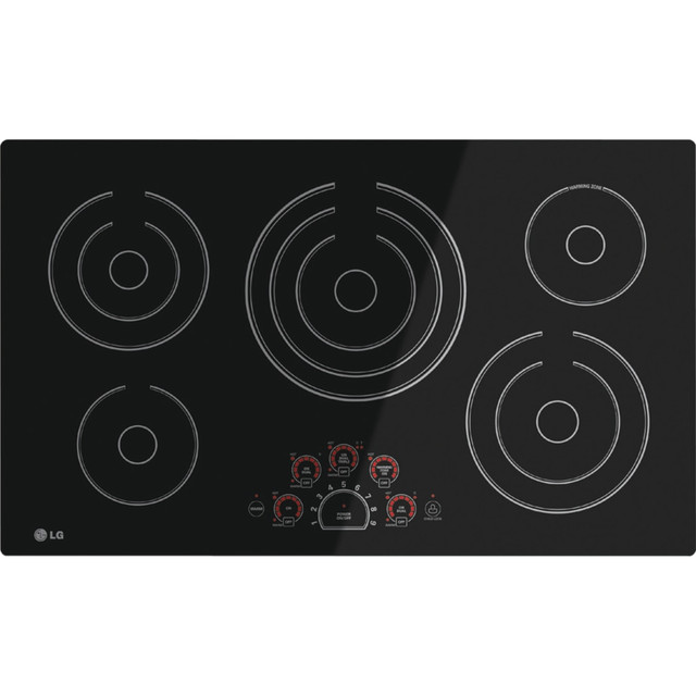 LG ELECTRONICS USA INC LCE3610SB LG LCE3610SB Electric Cooktop - 5 Cooking Element(s) Gas Element - 3000 W Electric Element - Glass Ceramic Cooktop - Black LG ELECTRONICS USA INC LCE3610SB LG LCE3610SB Electric Cooktop - 5 Cooking Element(s) Gas Element - 3000 W Electric Element - Glass Ceramic Cooktop - Black