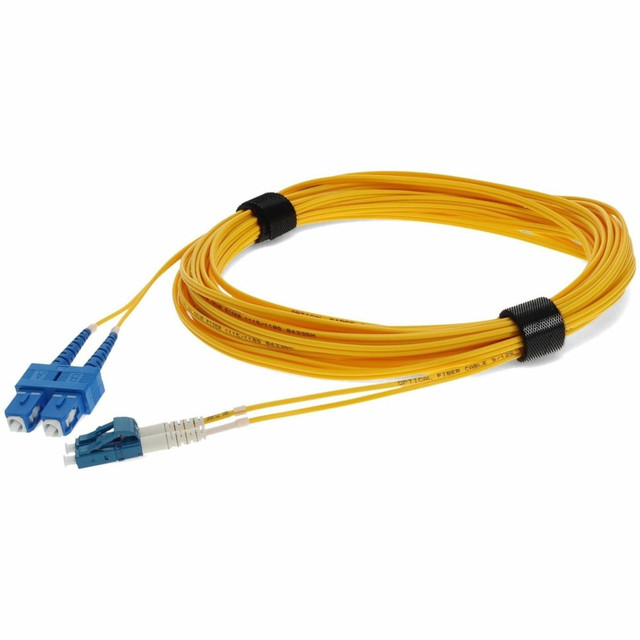 ADD-ON COMPUTER PERIPHERALS, INC. ADD-USC-LC-9M9SMF AddOn 9m LC (Male) to USC (Male) Yellow OS2 Duplex Fiber OFNR (Riser-Rated) Patch Cable - 100% compatible and guaranteed to work ADD-ON COMPUTER PERIPHERALS, INC. ADD-USC-LC-9M9SMF AddOn 9m LC (Male) to USC (Male) Yellow OS2 Duplex Fiber OFNR (Riser-Rated) Patch Cable - 100% compatible and guaranteed to work