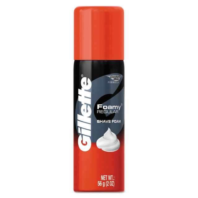 PACKAGING DYNAMICS PGC14501 Gillette Foamy Shave Cream, Original Scent, 2 Oz, Carton Of 48 PACKAGING DYNAMICS PGC14501 Gillette Foamy Shave Cream, Original Scent, 2 Oz, Carton Of 48