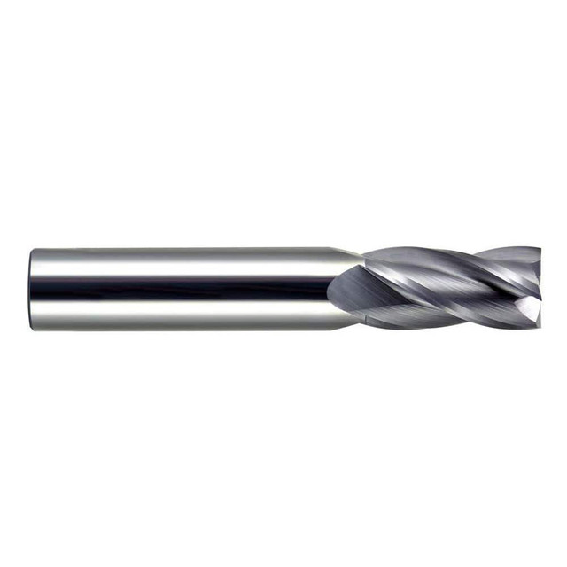 Melin Tool 14142 Square End Mill: 1/4'' Dia, 3/4'' LOC, 1/4'' Shank Dia, 2.5'' OAL, 4 Flutes