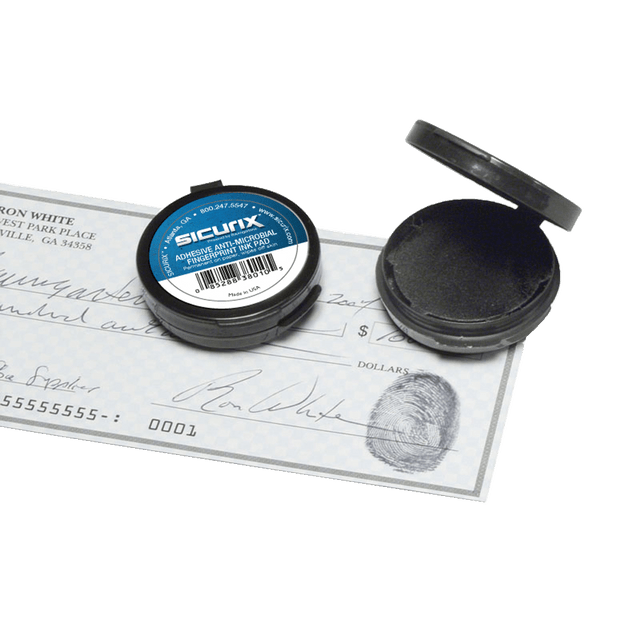 BAUMGARTENS 38010 Fingerprint Ink Pad, 1 7/8in x 1 7/8in x 1/2in, Black/Black Ink BAUMGARTENS 38010 Fingerprint Ink Pad, 1 7/8in x 1 7/8in x 1/2in, Black/Black Ink
