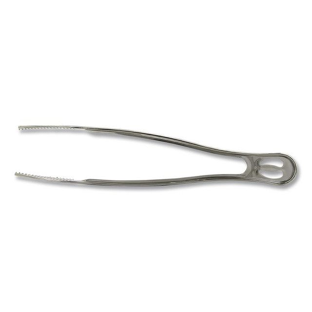 WNA, INC. RFTNG9 Reflections Heavyweight Plastic Utensils, Serving Tongs, 9", Silver