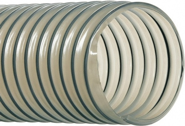 Hi-Tech Duravent 033804000001 Vacuum Duct Hose: Polyurethane, 4" ID, 12 Hg Vac Rating, 5 psi