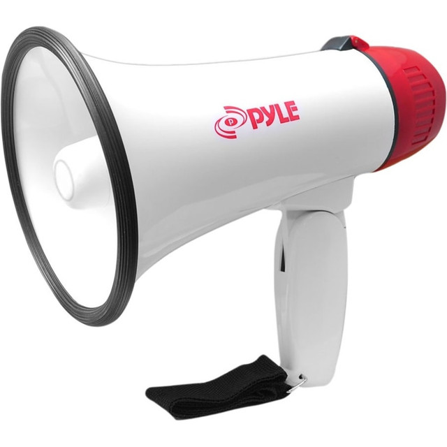 SOUND AROUND INC. PMP20 Pyle Home Compact Professional 20W Power Megaphone, 9-1/4inH x 5-3/4inW x 5-3/4inD, White