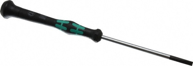 Wera 05118014001 Slotted Screwdriver: 5/32" Width, 6-7/8" OAL, 3-1/8" Blade Length