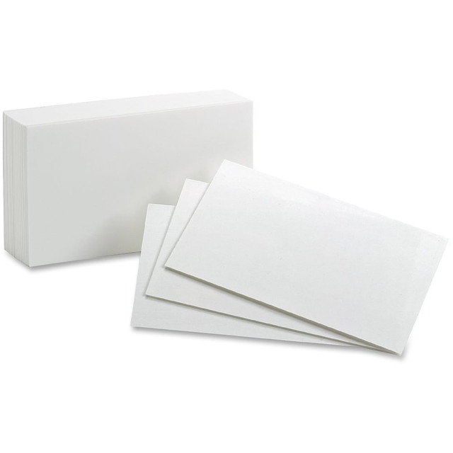 TOPS BRANDS 50 Oxford Index Cards, Blank, 5in x 8in, White, Pack Of 100 TOPS BRANDS 50 Oxford Index Cards, Blank, 5in x 8in, White, Pack Of 100