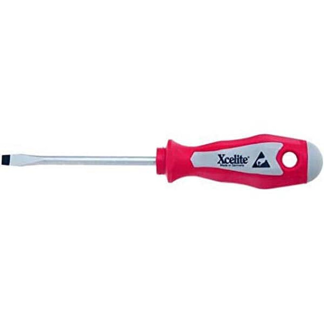 Xcelite XPE144 Slotted Screwdriver: 1/4" Width, 7-7/8" OAL