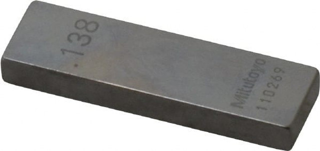 Mitutoyo 611178-541 0.138" Rectangular Steel Gage Block