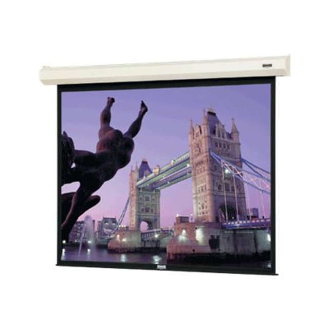 DA-LITE SCREEN CO., INC. 40807L Da-Lite Cosmopolitan Electrol Square Format - Projection screen - ceiling mountable, wall mountable - motorized - 120 V - 151in (151.2 in) - 1:1 - Matte White - white powder coat