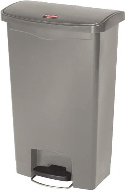 Rubbermaid 1883602 13 Gal Rectangle Unlabeled Trash Can