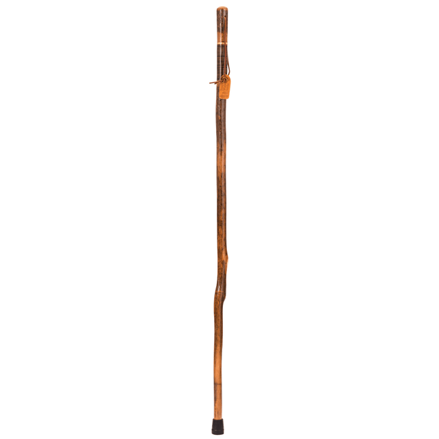 BRAZOS WALKING STICKS 602-3000-1171  Safari Leather Handle Exotic Wood Walking Stick, 58in