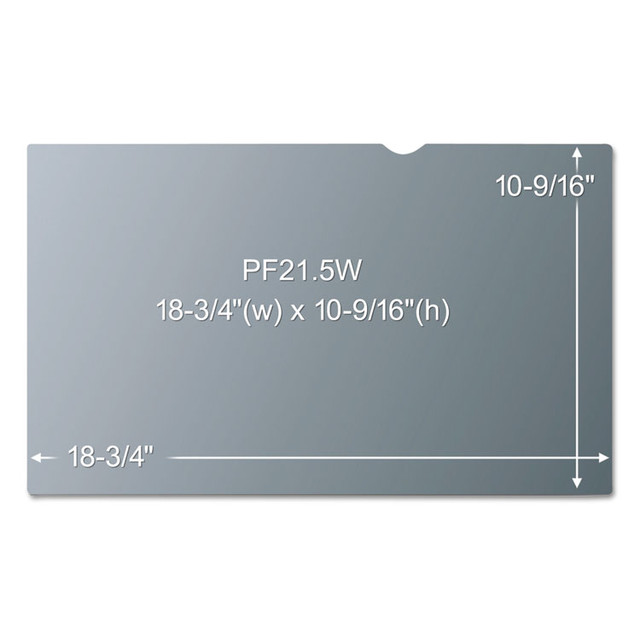 3M/COMMERCIAL TAPE DIV. AG215W9 Antiglare Frameless Filter for 21.5" Widescreen Flat Panel Monitor, 16:9 Aspect Ratio