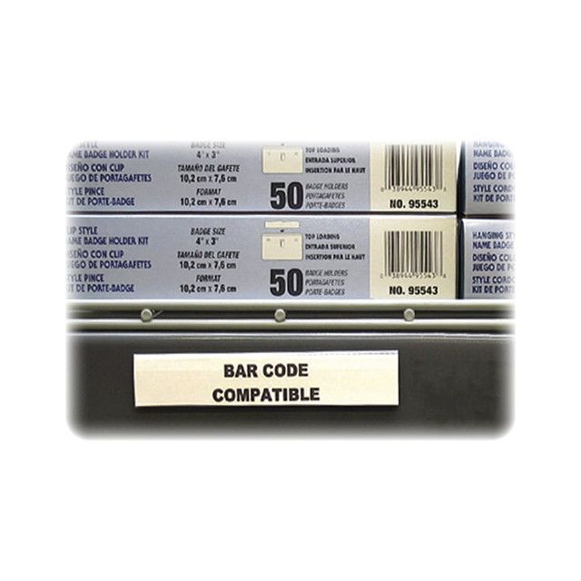 C-LINE PRODUCTS, INC. 87227 C-Line Hol-Dex Magnetic Shelf/Bin Label Holder, 6in x 1in, Clear C-LINE PRODUCTS, INC. 87227 C-Line Hol-Dex Magnetic Shelf/Bin Label Holder, 6in x 1in, Clear