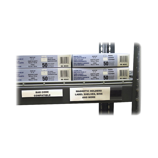 C-LINE PRODUCTS, INC. 87247 C-Line Hol-Dex Magnetic Shelf/Bin Label Holder, 6in x 2in, Clear C-LINE PRODUCTS, INC. 87247 C-Line Hol-Dex Magnetic Shelf/Bin Label Holder, 6in x 2in, Clear