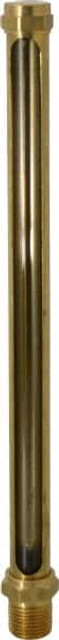 LDI Industries G324-4 9-1/2 Inch Long Sight, 1/2 Inch Thread Size, Buna-N Seal Straight to Male Thread, Vented Oil-Level Indicators and Gauge