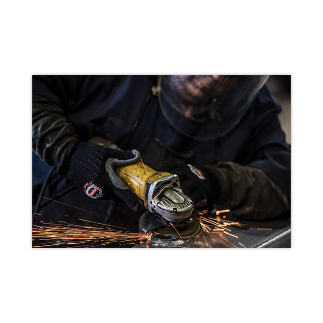 TENACIOUS HOLDINGS, INC. ergodyne® 16455 ProFlex 9000 Lightweight Anti-Vibration Gloves, EN388: 3343, X-Large, Black, Pair