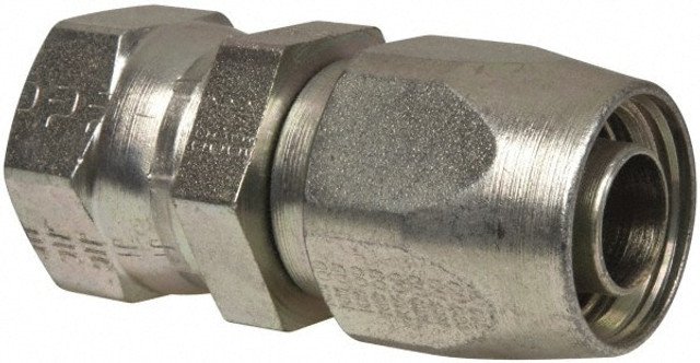 Parker 20621-12-12 Hydraulic Hose Straight Female JIC 37 ° Swivel Fitting: 12 mm, 1-1/16-12, 5,000 psi