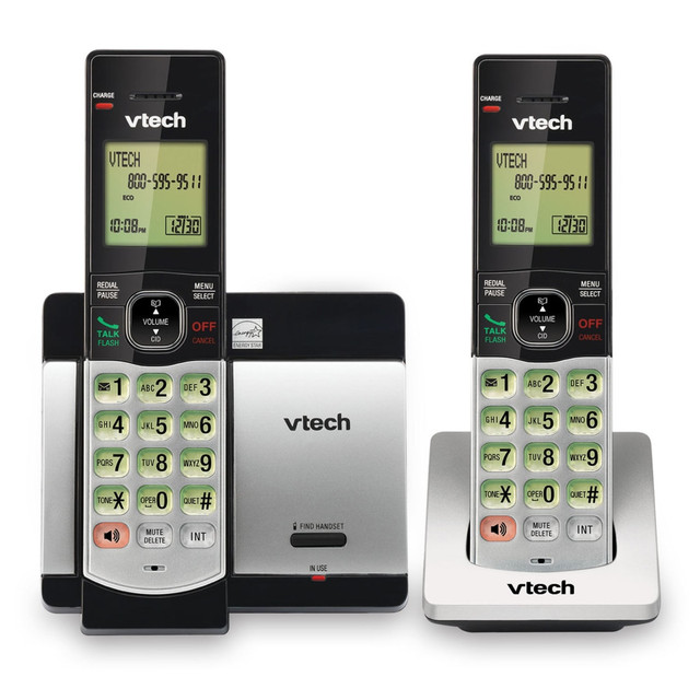 VTECH HOLDINGS LTD 80-0195-00 VTech CS5119-2 DECT 6.0 Expandable Cordless Phone With Digital Answering System