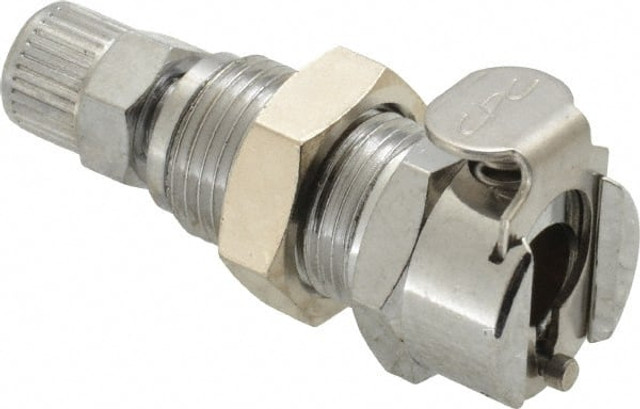 CPC Colder Products MC12025NA PTF Brass, Quick Disconnect, Panel Mount Coupling Body