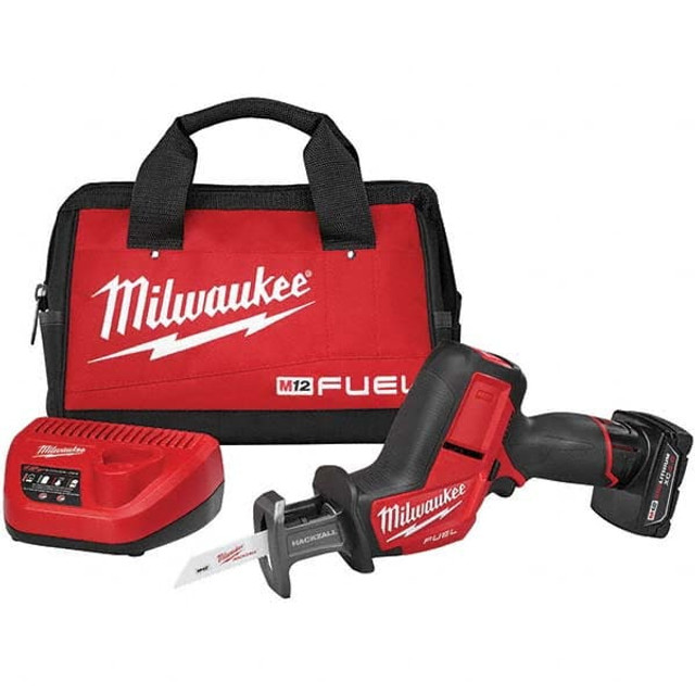 Milwaukee Tool 2520-21XC Cordless Reciprocating Saw: 12V, 0 to 3,000 SPM, 5/8 Stroke