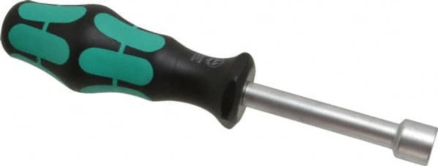 Wera 05029507001 Nut Driver: 1/2" Drive, Hollow Shaft, Ergonomic Handle, 7-3/4" OAL