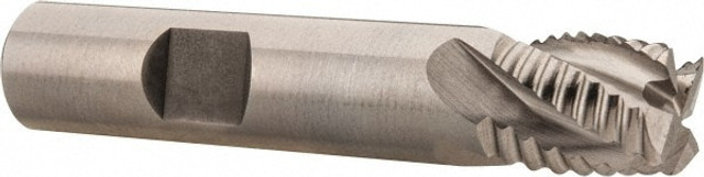 Hertel 44839264 Roughing End Mill: 1/2" Dia, 4 Flutes, Single End, Cobalt