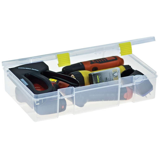 Plano Molding 2373101 Small Parts Boxes & Organizers; Product Type: Compartment Box ; Lock Type: ProLatch ; Width (Inch): 9 ; Depth (Inch): 3-1/4 ; Number of Dividers: 0 ; Removable Dividers: No