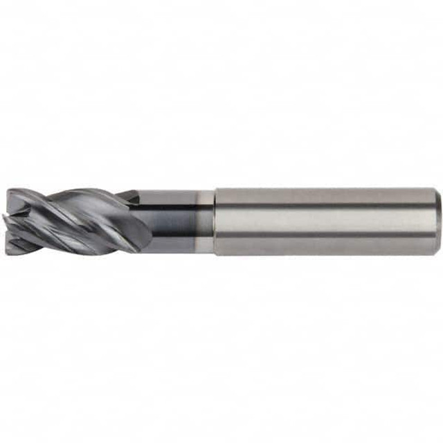 Kennametal 6769548 Square End Mill:  0.1969" Dia, 0.2362" Shank Dia, 4 Flutes, Solid Carbide