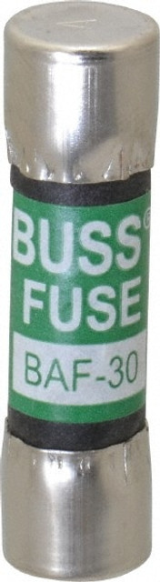 Cooper Bussmann BAF-30 Cartridge Fast-Acting Fuse: 30 A, 10.3 mm Dia