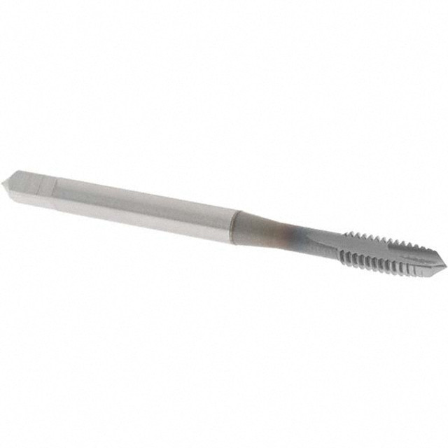 OSG 1212808 Spiral Point Tap: #8-32 UNC, 2 Flutes, Plug, 2B Class of Fit, High Speed Steel, TiCN Coated