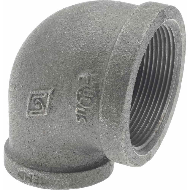 B&K Mueller 520-186HC Black 90 ° Reducing Elbow: 2 x 1-1/4", Threaded