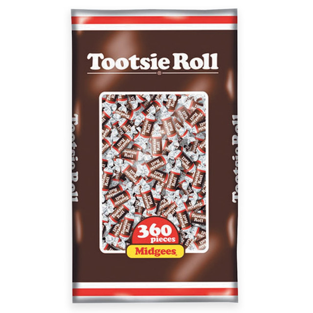 TOOTSIE ROLL INDUSTRIES INC. TOO7806 Tootsie Roll Midgees, Bag Of 360 Midgees