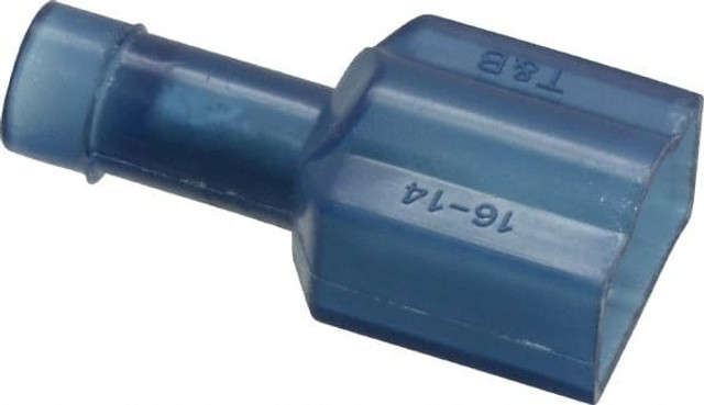 Thomas & Betts 14RB-251T Wire Disconnect: Male, Blue, Nylon, 16-14 AWG, 1/4" Tab Width