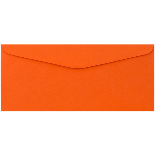 SEAGATE TECHNOLOGY LLC PACV369 JAM Paper Booklet Envelopes, #9, Gummed Seal, Orange, Pack Of 50