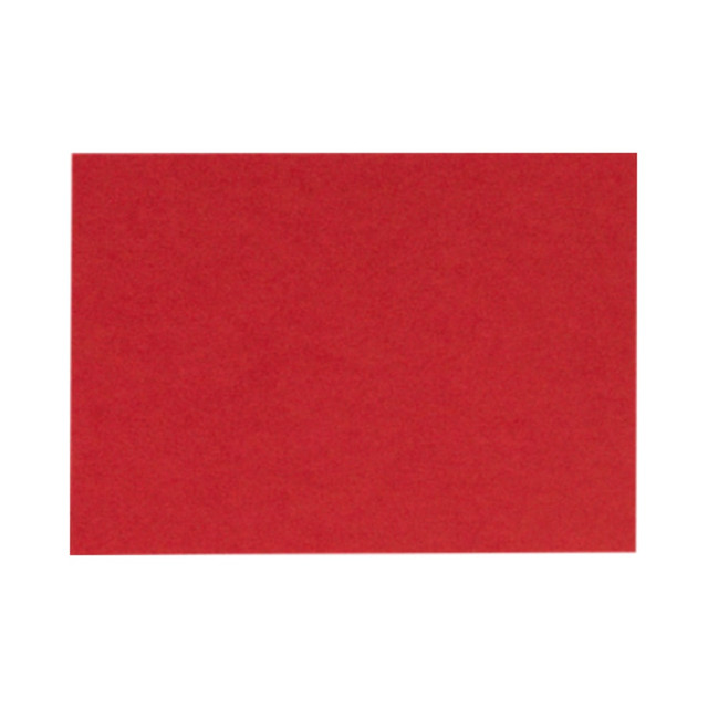 ACTION ENVELOPE EX4060-18-50 LUX Flat Cards, A9, 5 1/2in x 8 1/2in, Ruby Red, Pack Of 50