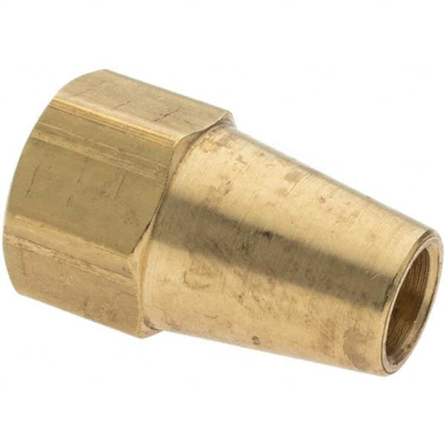 Parker 11003 Brass Flared Tube Long Nut: 5/16" Tube OD, 1/2-20 Thread, 45 &deg; Flared Angle
