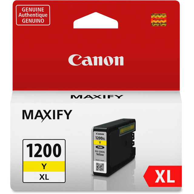 Compatible Canon models: MAXIFY:  MB2020,  MB2120,  MB2320,  MB2720.  .    Smudge Resistant feature for better reliance and usability  34.7 mL ink volume for maximum productivity with added dependability  Utilizes inkjet print technology for a smooth, dependable printing solution  High yield for bulk printing  Features Yellow print color offers feasibility and convenience of selecting desired colors  Ink Cartridge offers maximum printing efficiency with added usability  Pigment-based ink formula produces crisp, dark text and bright colors on plain paper.  High-density ink provides highlighter- and smudge-resistant printing.  Helps Avoid Waste - Designed for extended use, helping reduce or eliminate material use and potentially save money.  Recycling solution - designed to encourage recycling, helping you divert materials from landfill.