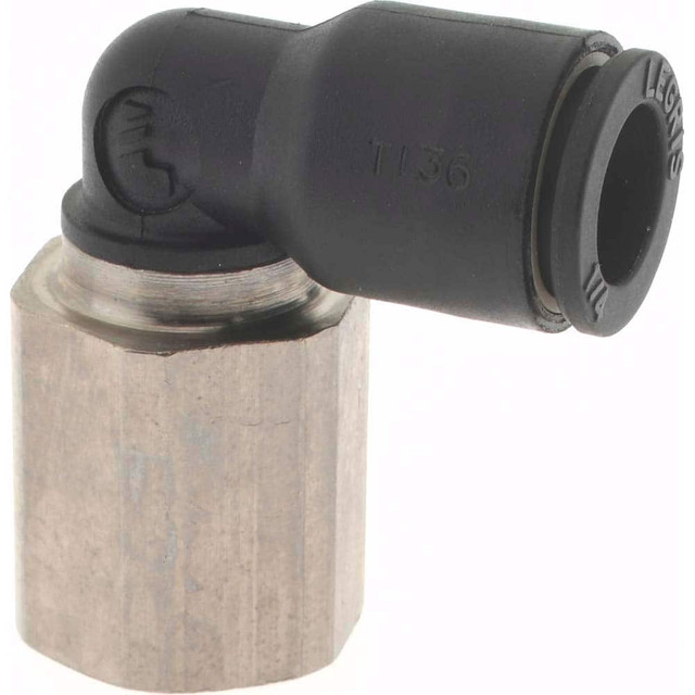 Legris 3009 56 11 Push-To-Connect Tube Fitting: Female Elbow, 1/8" Thread, 1/4" OD