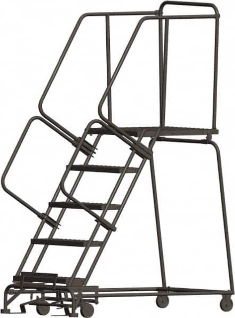 Ballymore 053028XSU 5-Step Steel Step Ladder: 83" High