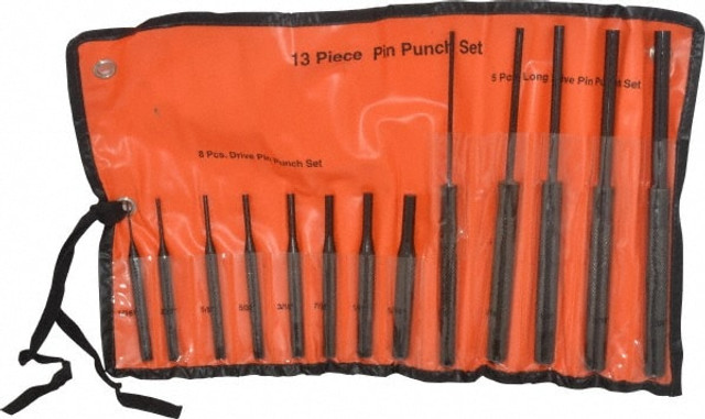 Groz DDP/5-PP/8* Pin Punch Set: 13 Pc