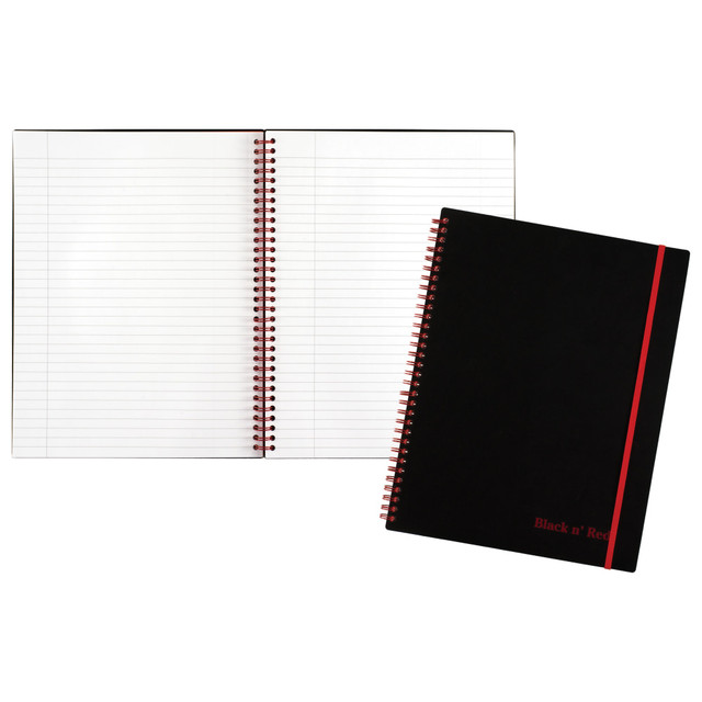 ACCO BRANDS USA, LLC K66652 Black n Red Wirebound Notebook, 8 1/2in x 11in, 1 Subject, College Ruled, 70 Sheets, Black/Red ACCO BRANDS USA, LLC K66652 Black n Red Wirebound Notebook, 8 1/2in x 11in, 1 Subject, College Ruled, 70 Sheets, Black/Red