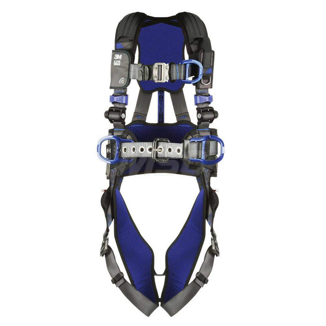 DBI-SALA 7012818008 Fall Protection Harnesses: 420 Lb, Construction Style, Size Large, For Climbing Construction & Positioning, Back Front & Hips