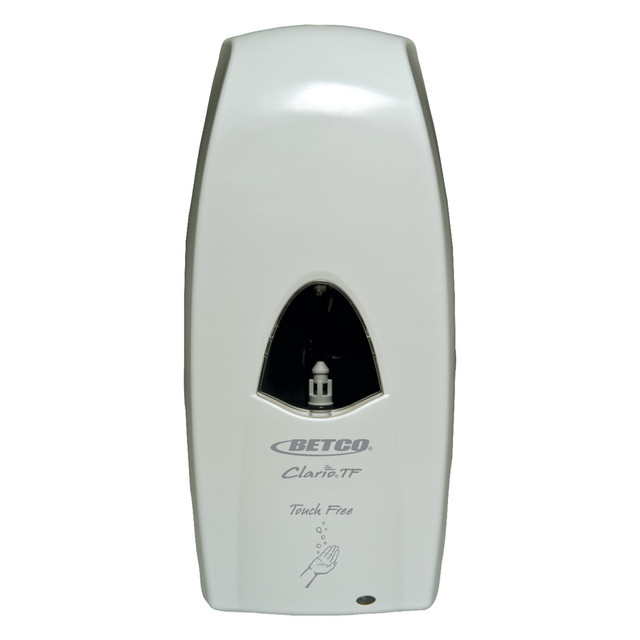 BETCO CORPORATION 9186600EA Betco Clario Touch-Free Foaming Soap Dispenser, White BETCO CORPORATION 9186600EA Betco Clario Touch-Free Foaming Soap Dispenser, White