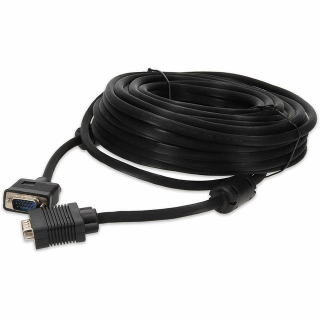 ADD-ON COMPUTER PERIPHERALS, INC. VGAMM50 AddOn 50ft VGA Cable - VGA cable - HD-15 (VGA), mini-phone stereo 3.5 mm (M) to HD-15 (VGA), mini-phone stereo 3.5 mm (M) - 49 ft - black ADD-ON COMPUTER PERIPHERALS, INC. VGAMM50 AddOn 50ft VGA Cable - VGA cable - HD-15 (VGA), mini-phone stereo 3.5 mm (M) to HD-15 (VGA), mini-phone stereo 3.5 mm (M) - 49 ft - black