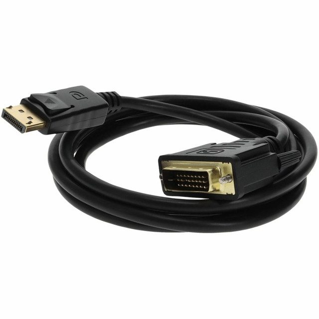 ADD-ON COMPUTER PERIPHERALS, INC. DISPLAYPORT2DVI6F AddOn 6ft DisplayPort to DVI-D Adapter Cable - DisplayPort cable - DisplayPort (M) to DVI-D (M) - 6 ft - black ADD-ON COMPUTER PERIPHERALS, INC. DISPLAYPORT2DVI6F AddOn 6ft DisplayPort to DVI-D Adapter Cable - DisplayPort cable - DisplayPort (M) to DVI-D (M) - 6 ft - black
