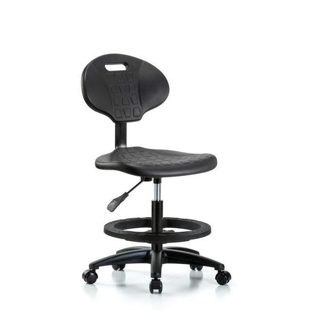 Blue Ridge Ergonomics MSC45285 Task Chair: Polyurethane, Black