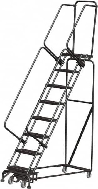 Ballymore WA082414P Steel Rolling Ladder: 8 Step