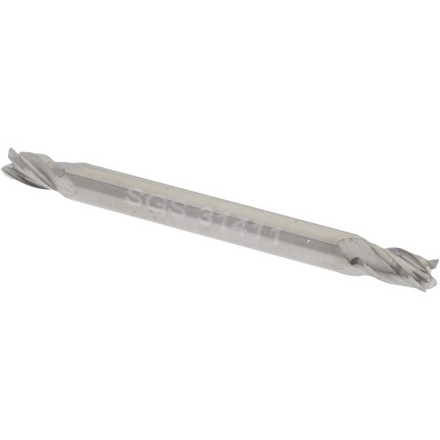 SGS 31411 Square End Mill: 7/64" Dia, 3/16" LOC, 4 Flutes, Solid Carbide