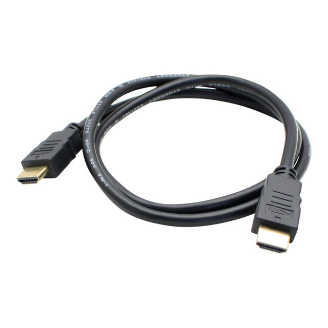 ADD-ON COMPUTER PERIPHERALS, INC. HDMI2HDMI6F AddOn 6ft HDMI Cable - HDMI cable - HDMI male to HDMI male - 6 ft - black