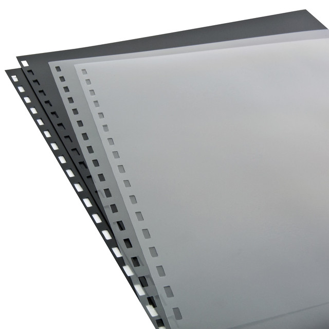 For professional-looking bound reports  Prepunched cover sets for your reports. Includes 10 clear front covers and 10 black back covers. All covers are 8.5in x 11in and are pre-punched for use with ZipBind spines or a CombBind machine.  Saves time and effort - no punching required.